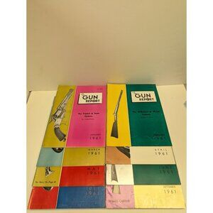 Vintage The Gun Report Magazine Lot Of 8 - 1961 Partial YEAR